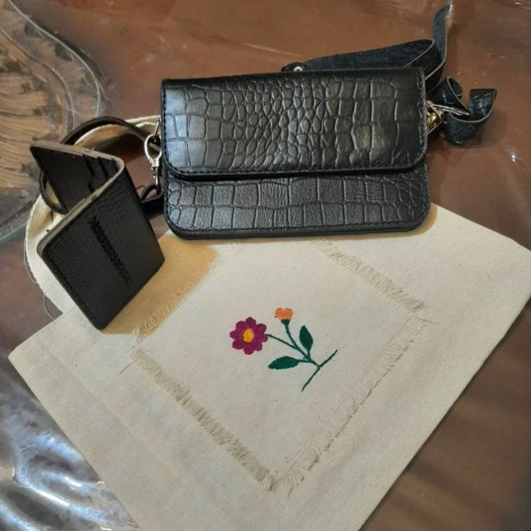پک هدیه کیف چرم و ساک متقال